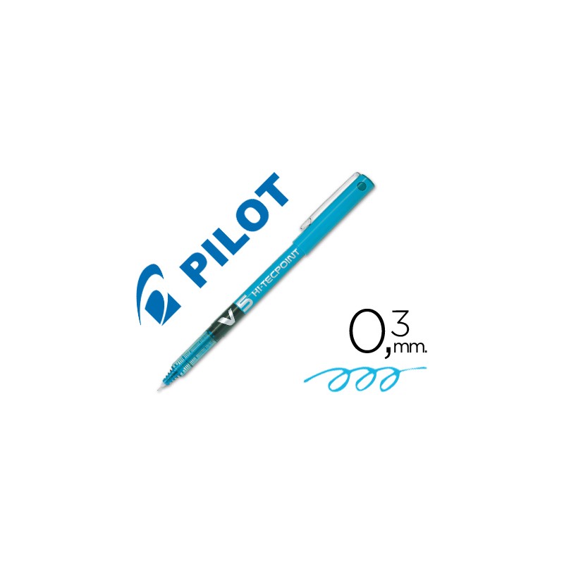 Rotulador pilot punta aguja v-5 azul claro 0.5 mm 20662-V-5 AC