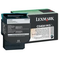 Toner lexmark bc c540/43/44 x543 negro capacidad 1000 pag