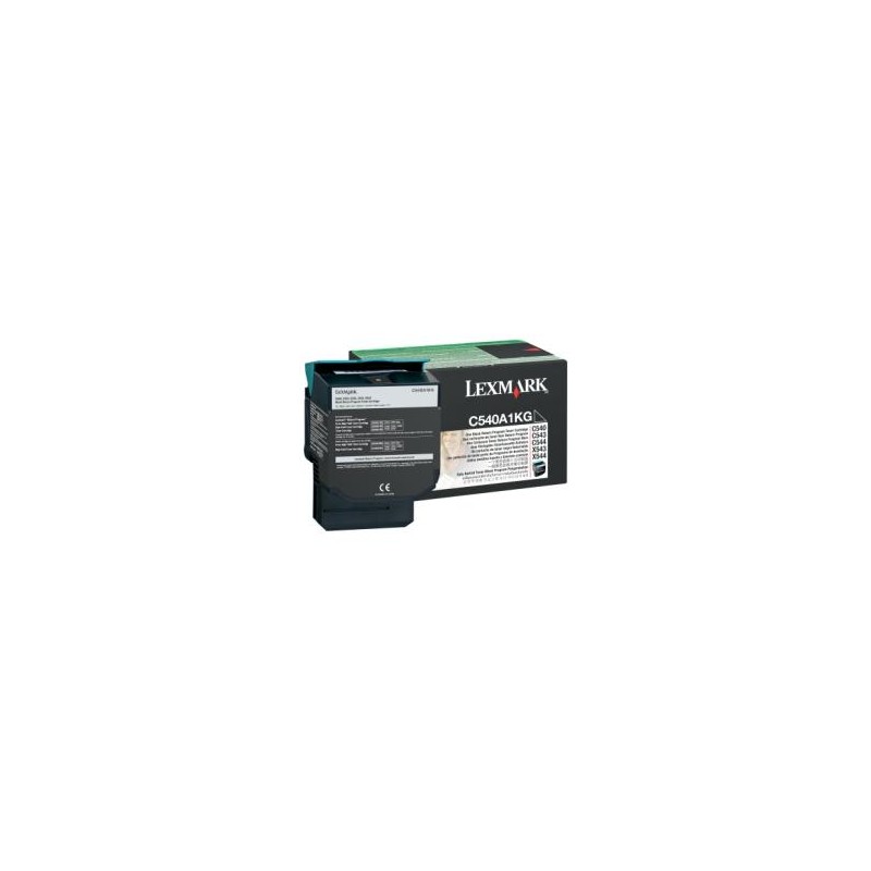 Toner lexmark bc c540/43/44 x543 negro capacidad 1000 pag