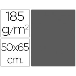 Cartulina guarro gris plomo -50x65 cm -185 gr 12667-200040244