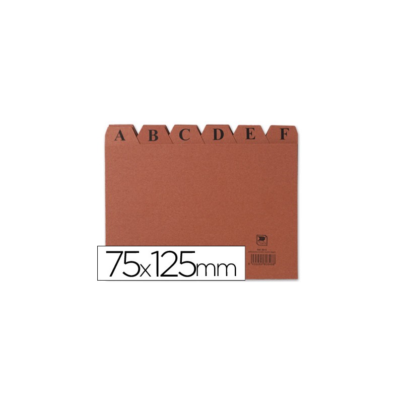 Indice fichero carton -nº 2 -tamaño 75x125 3818-IC02