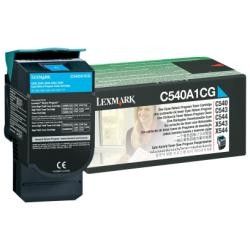 Toner lexmark bc c540/43/44 x543 cian capacidad 1000 pag