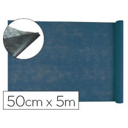 Tejido sin tejer liderpapel terileno 25 g/m2 rollo de 5 mt azul