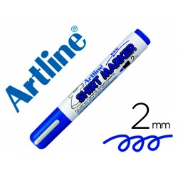 Rotulador artline camiseta ekt-2 azul -punta redonda 2 mm -para