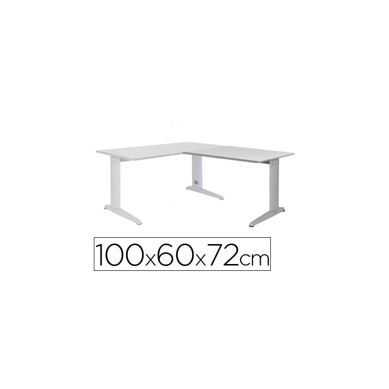 Ala para mesa rocada serie metal 60x 100 cm derecha o izquierda
