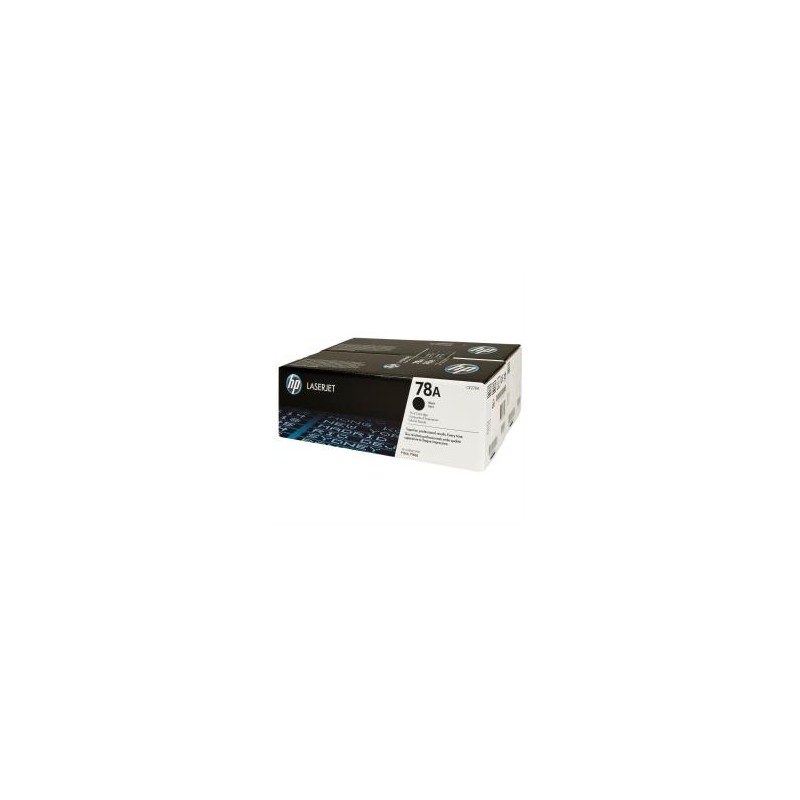 Toner hp laserjet ce278a negro 1600 pag pack 2 57708-CE278AD