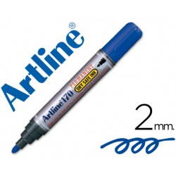 Rotulador artline marcador permanente 170 azul -punta redonda