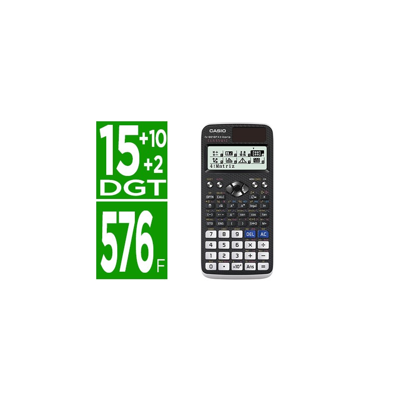 Calculadora casio fx-991spx ii classwizz cientifica 576