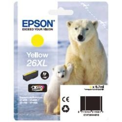 Ink-jet epson 26xl xp-600 / 605 / 700 / 800 amarillo 700 pag