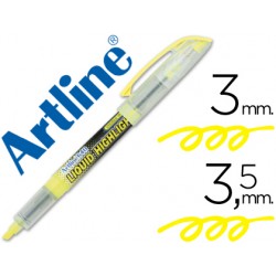 Rotulador artline fluorescente ek-640 amarillo -punta biselada