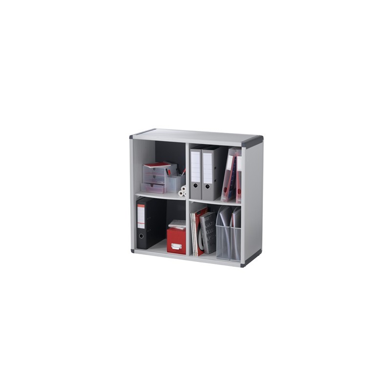 Mueble estanteria 4 casillas fast-paperflow 790x778x330 mm