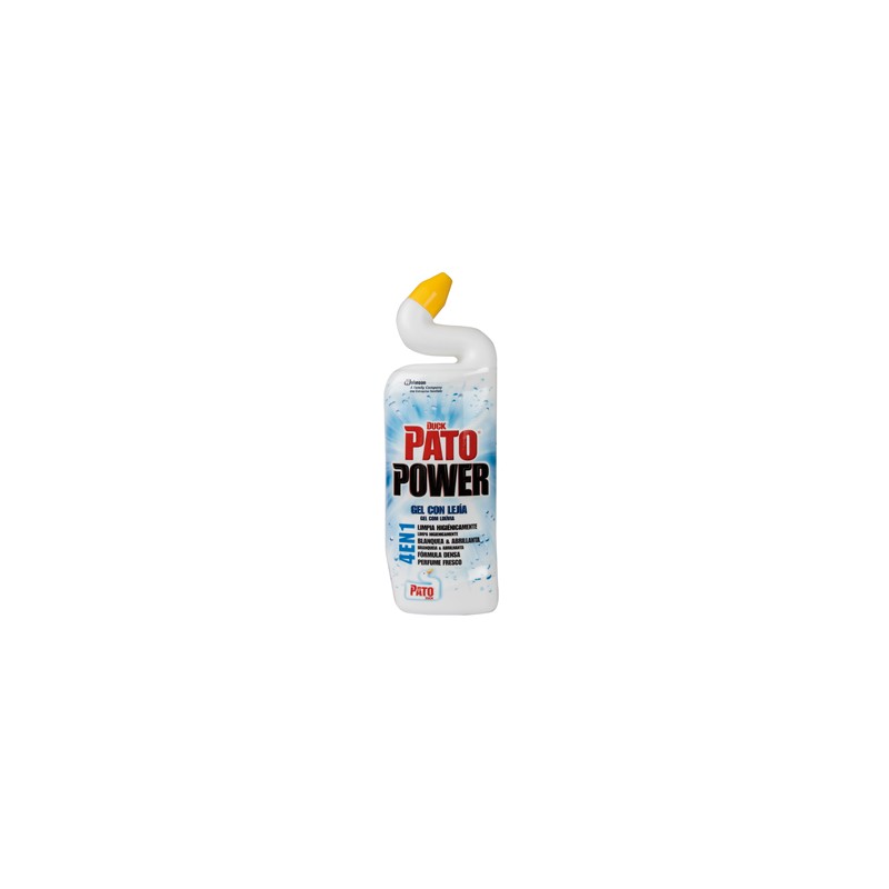 Limpiador de inodoro pato formula 4 en uno gel con lejia 750 ml