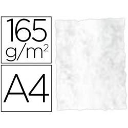 Papel color liderpapel pergamino con bordes a4 165g/m2 gris