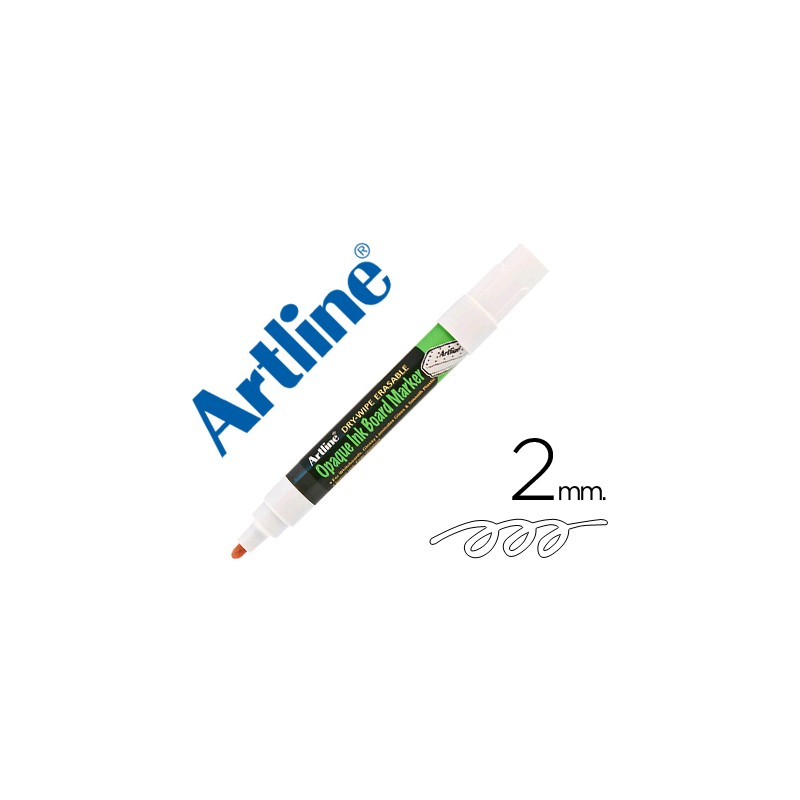 Rotulador artline pizarra epd-4 color blanco opaque ink board