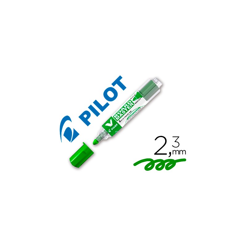 Rotulador pilot v board master para pizarra blanca verde tinta
