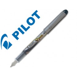 Pluma pilot v pen silver desechable negro svp-4wb 43086-NVPN