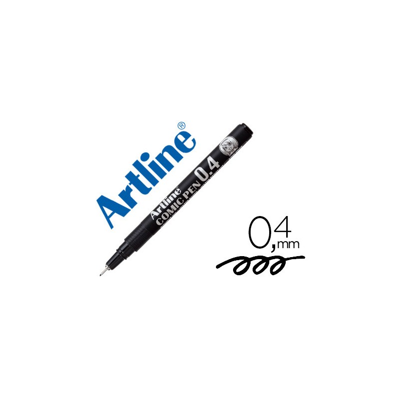 Rotulador artline calibrado micrometrico negro comic pen ek-284