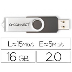 Memoria usb q-connect flash 16 gb 2.0 54637-KF41513