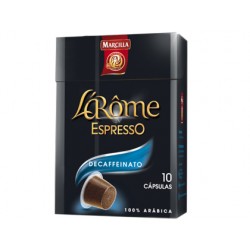 Cafe marcilla l arome espresso decaffeinato fuerza 6 monodosis