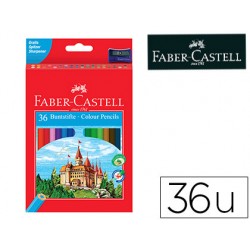 Lapices de colores faber-castell c/36 colores hexagonal madera