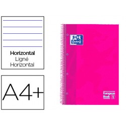 Cuaderno espiral oxford ebook 1 tapa extradura din a4+ 80 h