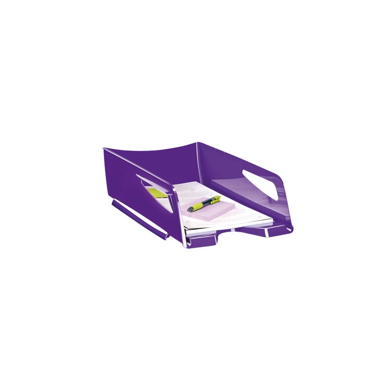 Bandeja sobremesa cep maxi de gran capacidad plastico violeta