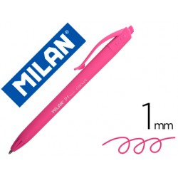 Boligrafo milan p1 retractil 1 mm touch rosa 154009-176553212