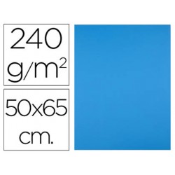 Cartulina liderpapel 50x65 cm 240g/m2 azul 43472-CX04