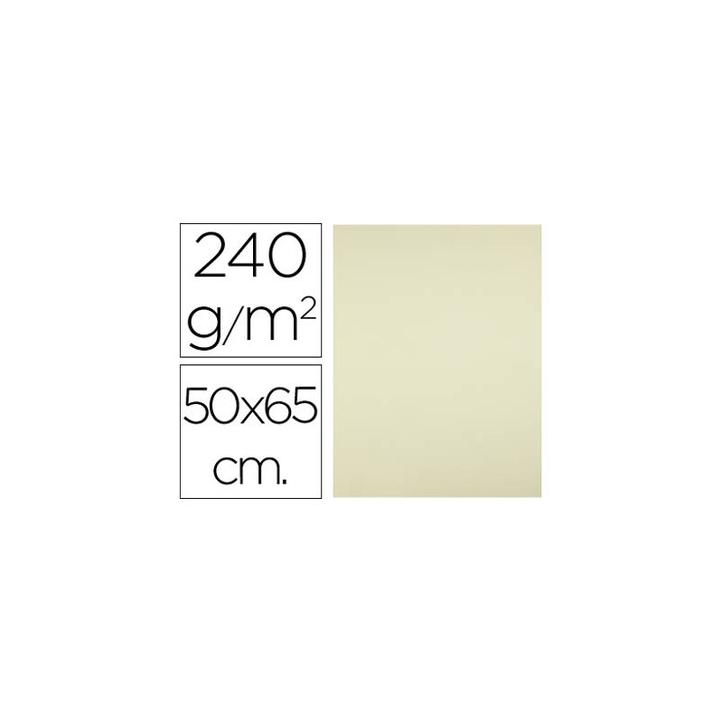 Cartulina liderpapel 50x65 cm 240g/m2 amarillo 43476-CX02