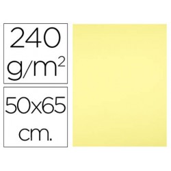 Cartulina liderpapel 50x65 cm 240 g/m2 amarillo medio 61192-CT54