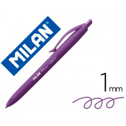 Boligrafo milan p1 retractil 1 mm touch lila 154010-176550212