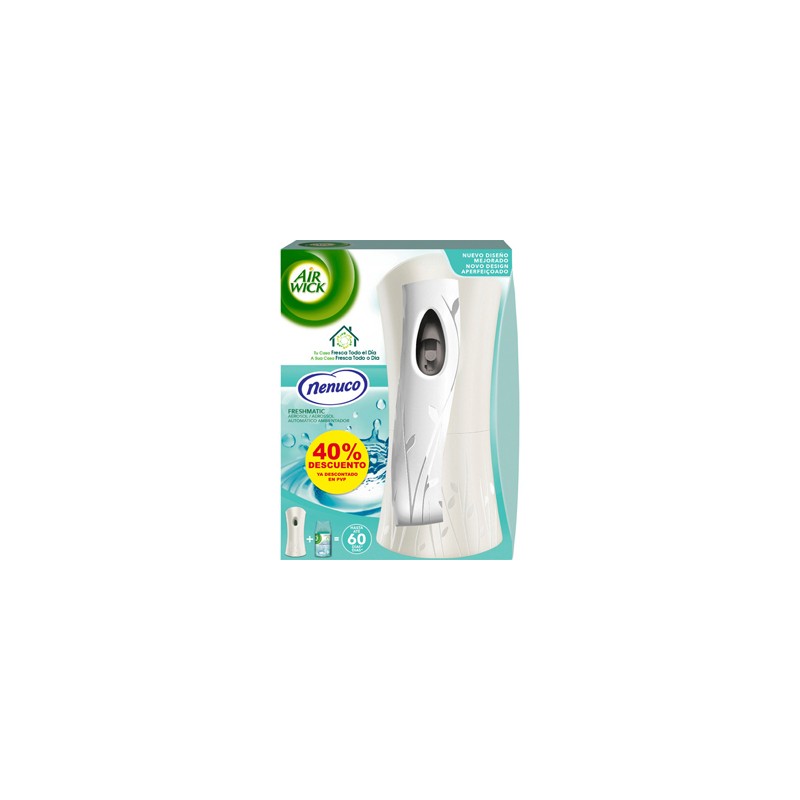 Ambientador spray automatico air wick freshmatic incluye