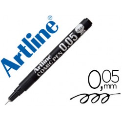 Rotulador artline calibrado micrometrico negro comic pen