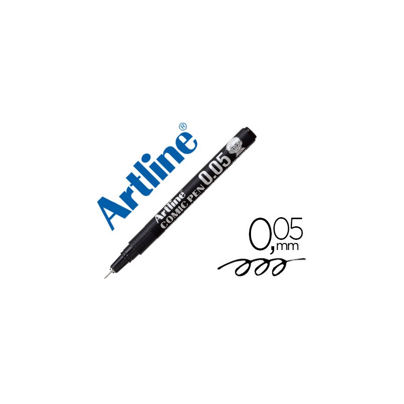 Rotulador artline calibrado micrometrico negro comic pen