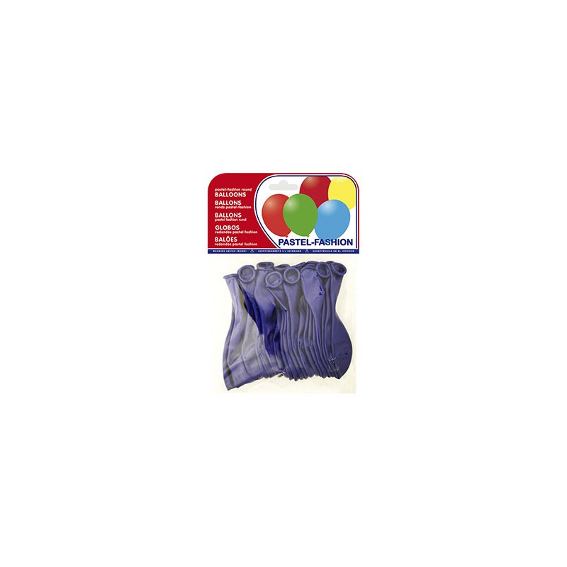 Globos pastel azul marino bolsa de 20 unidades 63218-20020