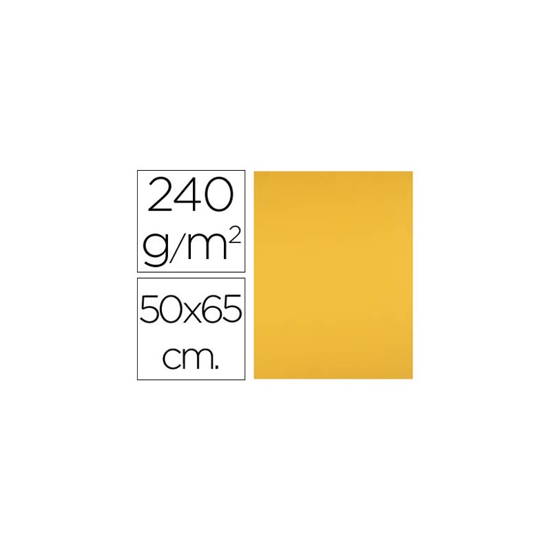 Cartulina liderpapel 50x65 cm 240 g/m2 oro viejo 58653-CX54