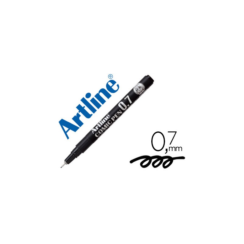 Rotulador artline calibrado micrometrico negro comic pen ek-287