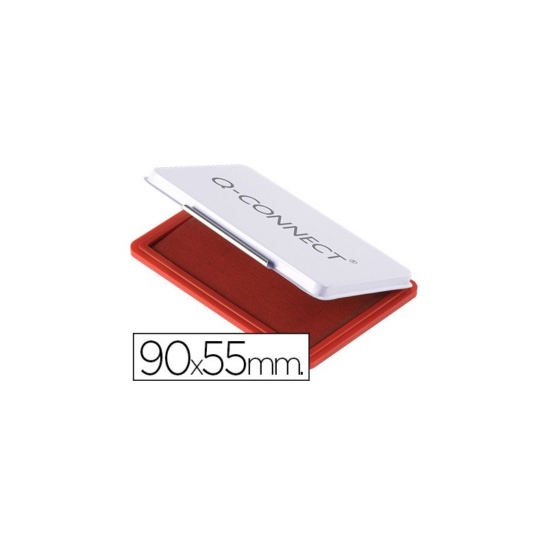 Tampon q-connect n.3 90x55 mm rojo 150745-KF16316