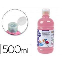 Tempera liquida liderpapel escolar 500 ml rosa 59199-TP08