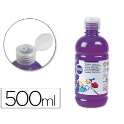 Tempera liquida liderpapel escolar 500 ml violeta 59202-TP11