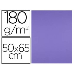 Cartulina liderpapel 50x65 180 gr purpura paquete de 25