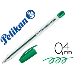 Boligrafo pelikan stick super soft verde 152146-601481