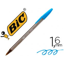 Boligrafo bic cristal fun turquesa punta 1,6 mm 62794-929074