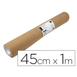 Corcho liderpapel adhesivo ancho 45cm longitud 1m espesor 1mm