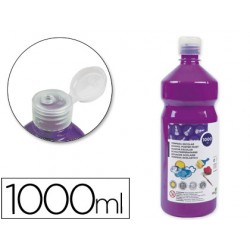 Tempera liquida liderpapel escolar 1000 ml violeta 59222-TP31