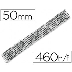 Espiral metalico q-connect 64 5:1 50mm 1,2mm caja de 25