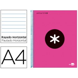 Cuaderno espiral liderpapel a4 micro antartik tapa forrada 120h