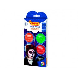 Crema maquillaje jovi face paint halloween caja de 6 botes