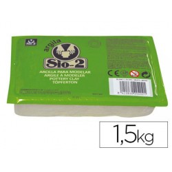 Arcilla sio-2 blanca paquete de 1.5 kg 75003-2044000100