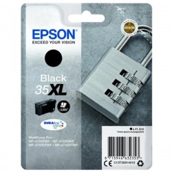 Ink-jet epson 35xl t3591 pro wf-4720dwf / 4725dwf / 4730dtwf / 4740dtwf negro alta capacidad 1900 paginas